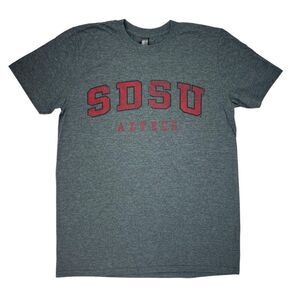 San Diego State University SDSU Aztecs NCAA Dark Grey T-Shirt Size Medium